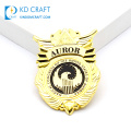 Personalized custom metal embossed 3d soft enamel russian military air force state shaped lapel pin